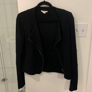 HELMUT LANG knit moto/ biker jacket, size medium